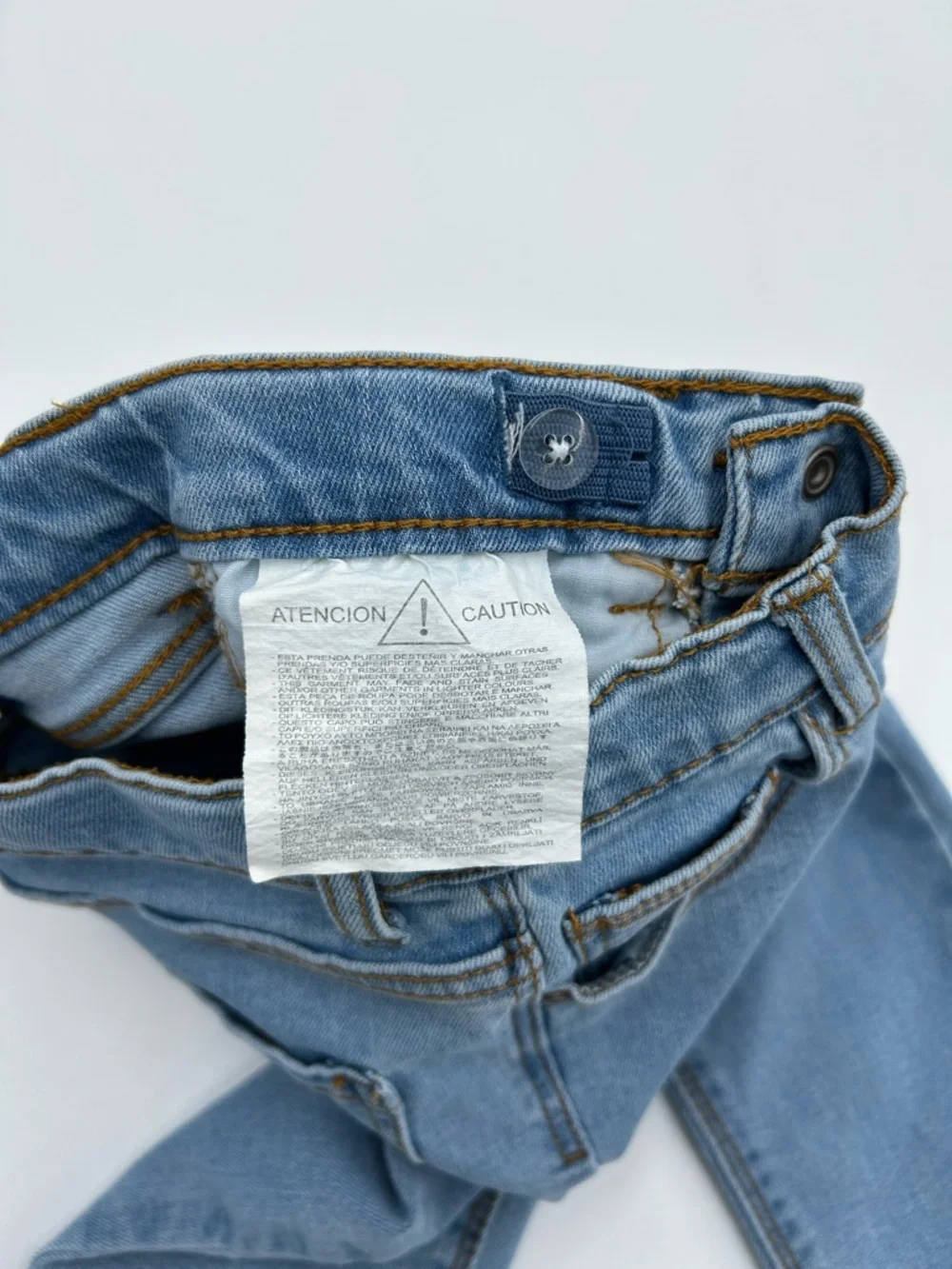 Zara Light Blue Stretch Kids Denim Jeans 3-4 years